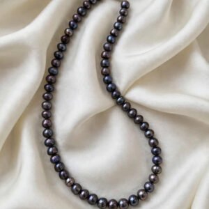 Multicolor Accent Pearl Necklace